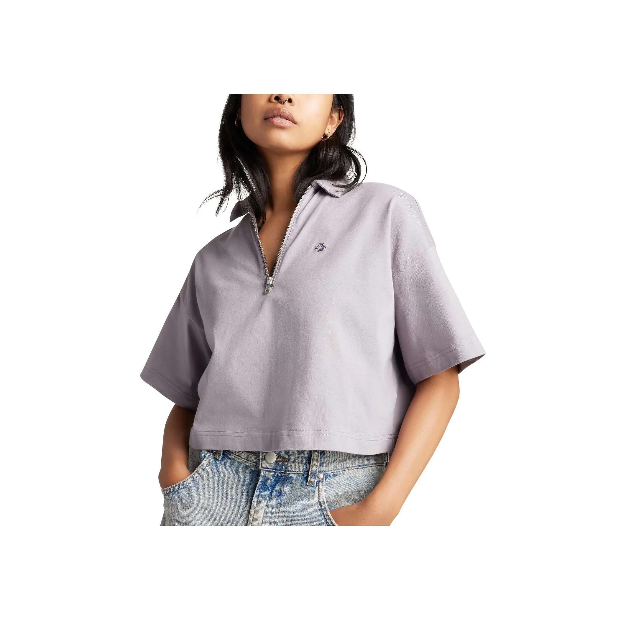 Конверс Поло Женское Фиолетовое