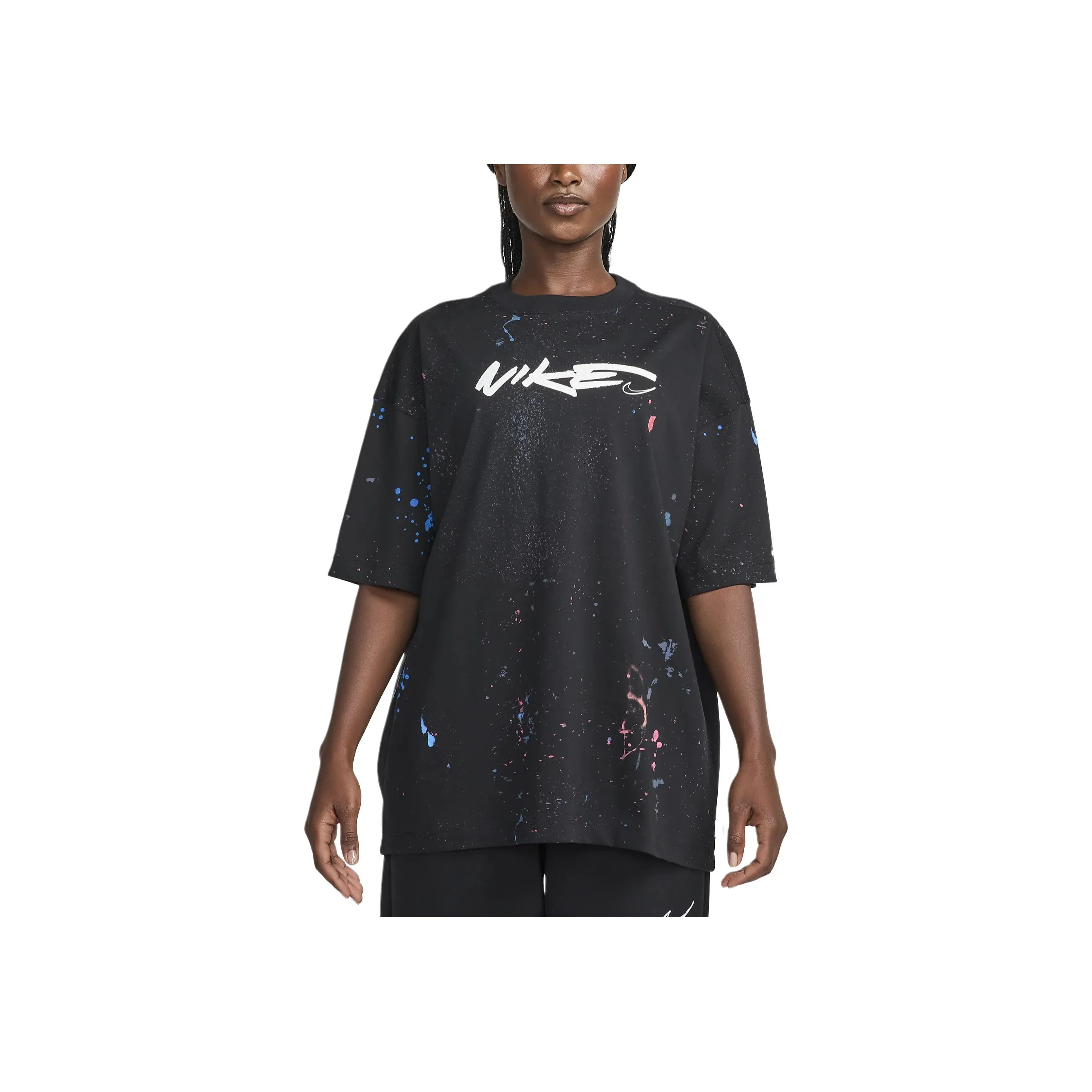 Nike X Futura Women's Breaking Oversized T shirt Asia Sizing Black
