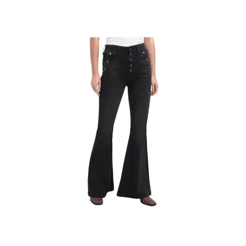 SEVEN FOR ALL MANKIND Женские джинсы черного цвета