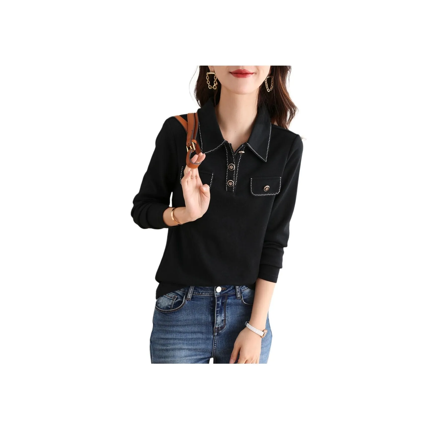 Mo Han Yi Mei T Shirt Women's Black