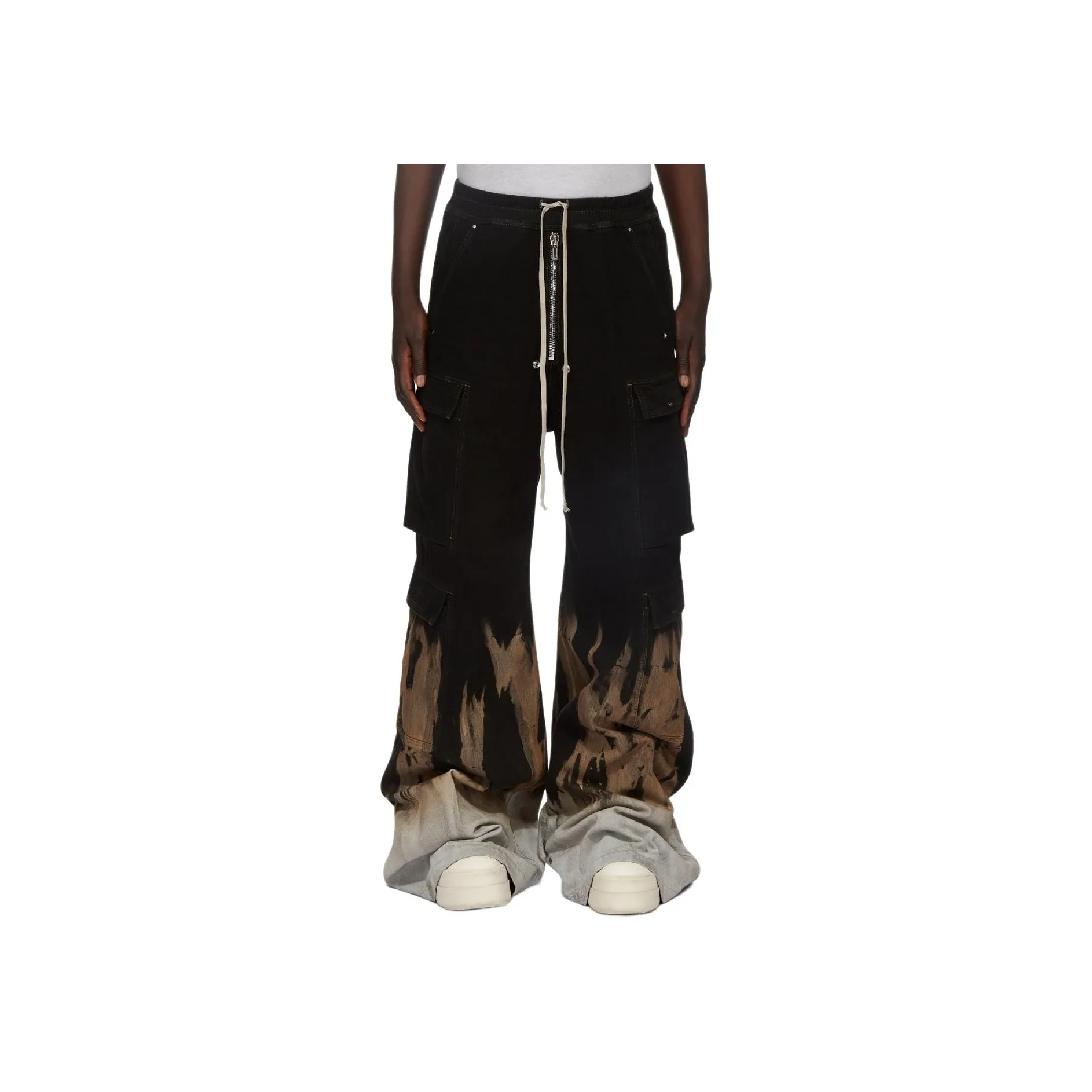 Rick Owens DRKSHDW Porterville Double Cargo Jumbo Bela Pants