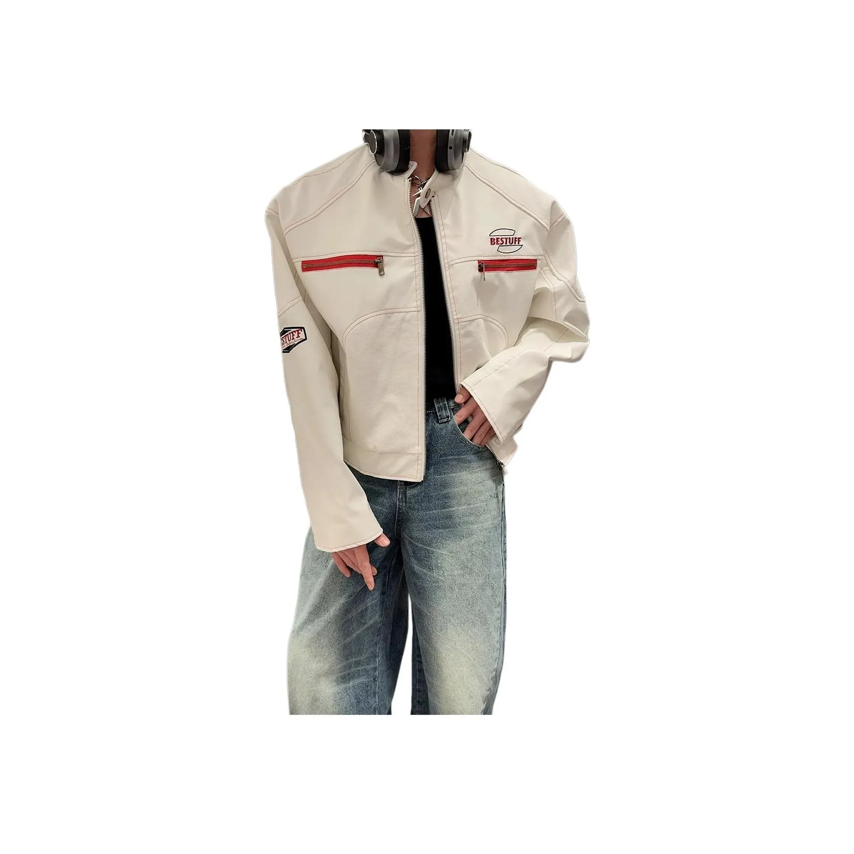 SOUL WORKER Белый Унисекс Куртки