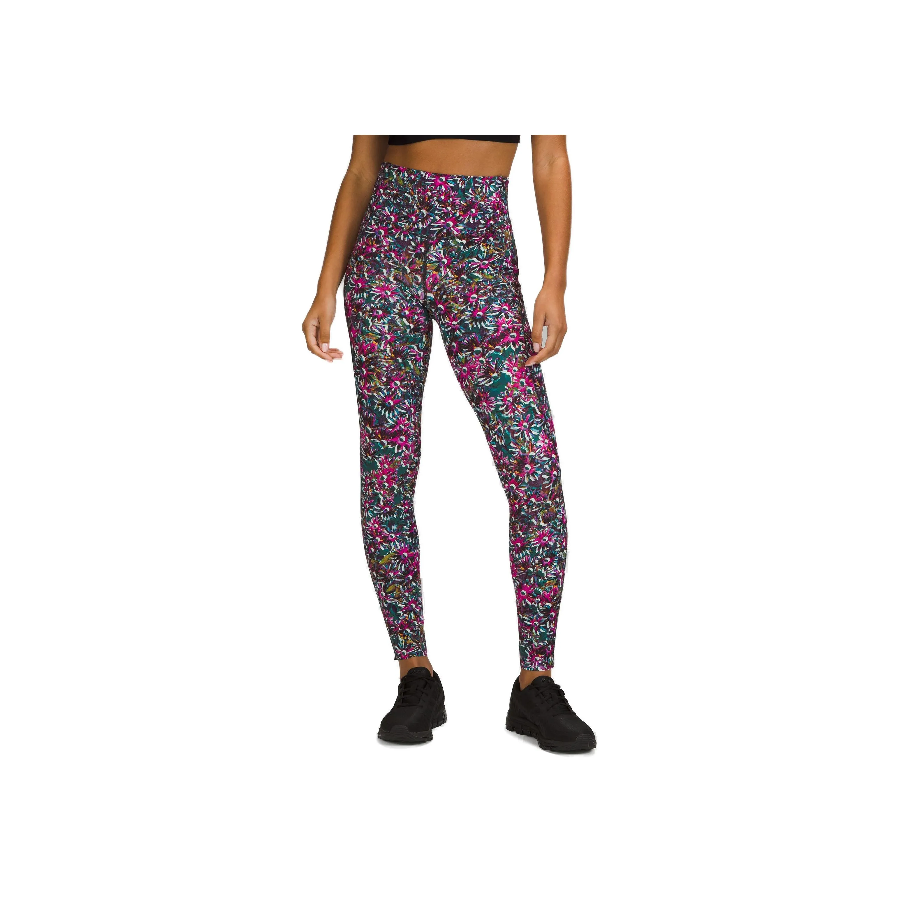 Lululemon Base Pace Sports Pants 28' Women's Floral Mixed Color