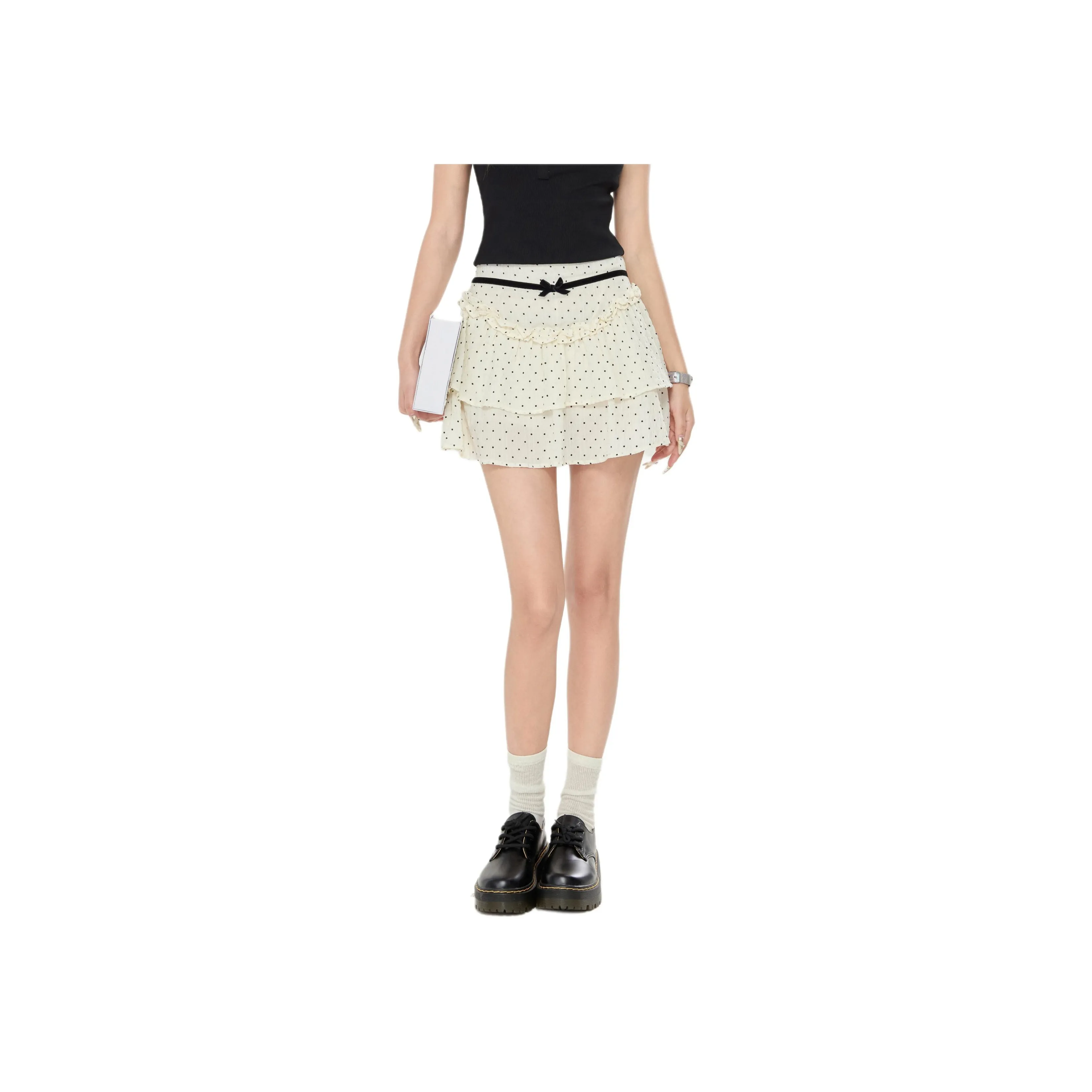 Rose Casual Short Skirts Women's Apricot