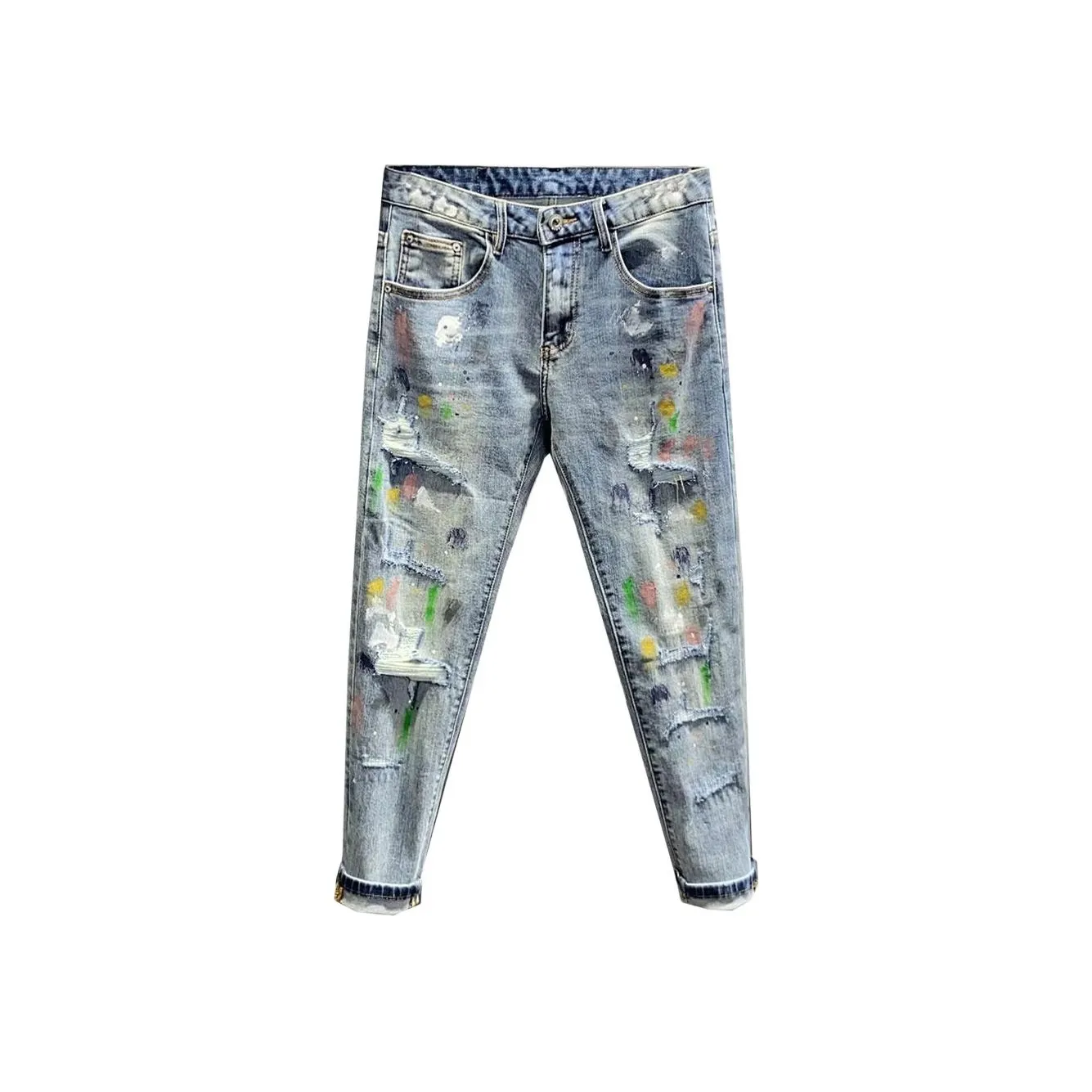 Chisportate Синий Унисекс Джинсы