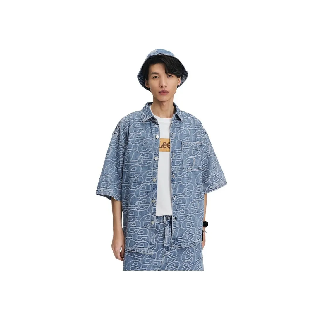 Lee Shirts Men's Light Blue