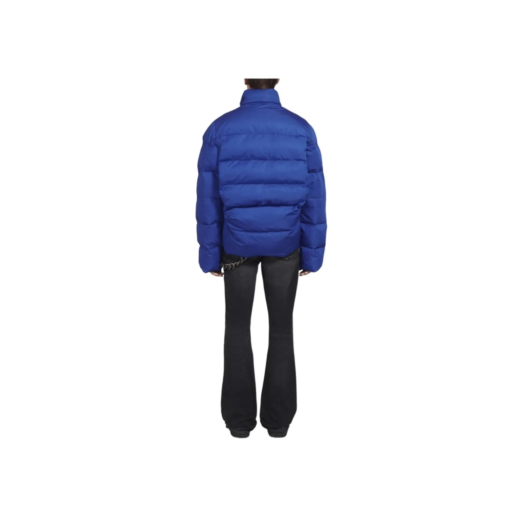 Balenciaga Puffer Jacket Regular Fit Unisex Navy Blue