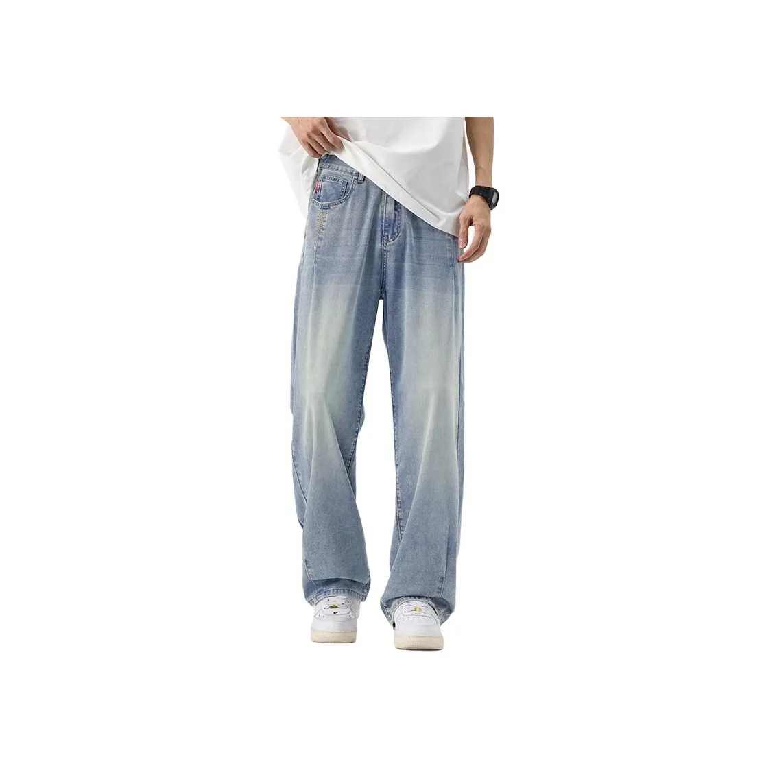 Menglaini Jeans Unisex