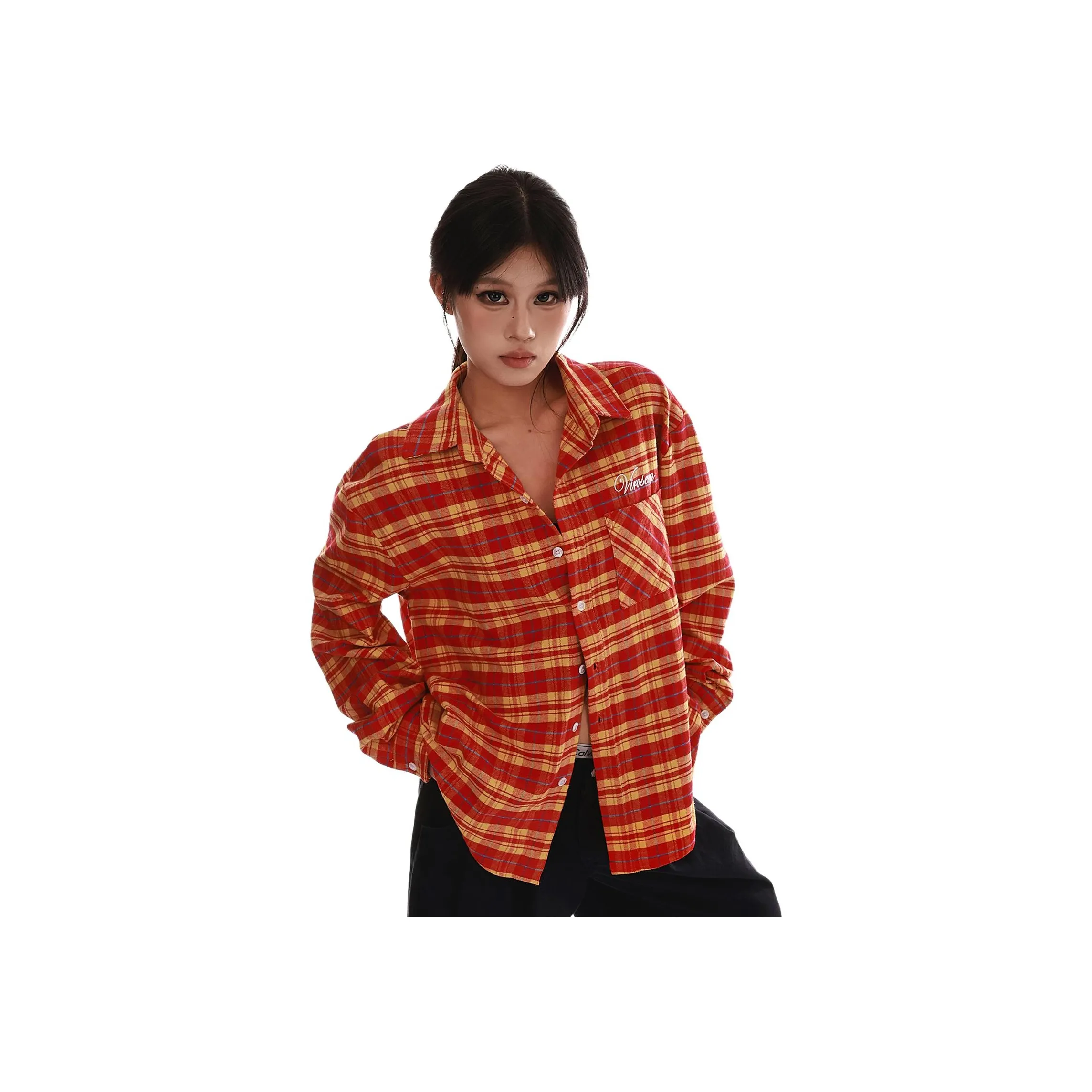 NEVER RULE Оранжевые Унисекс Рубашки