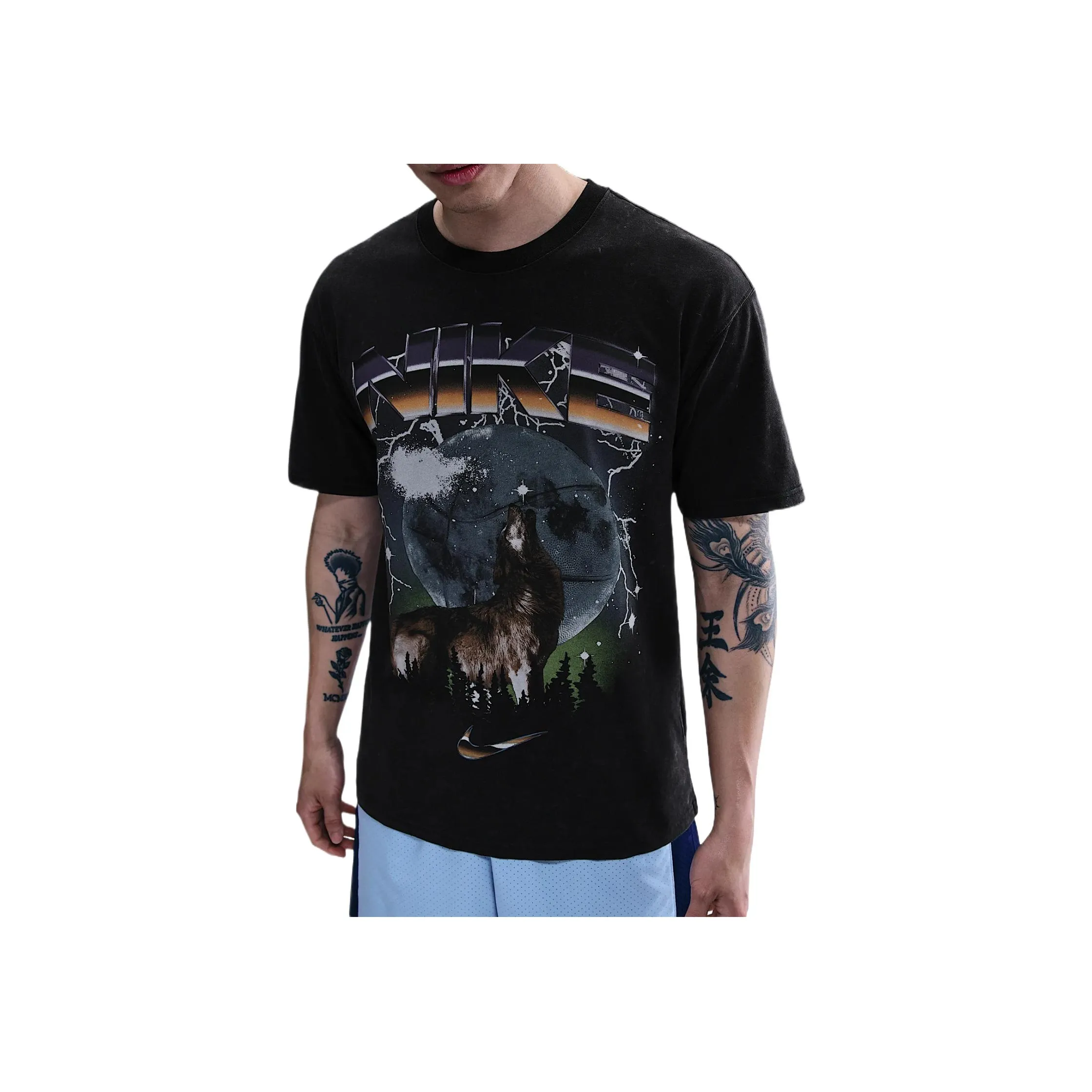 Nike Max90T T-Shirt Мужской Черный