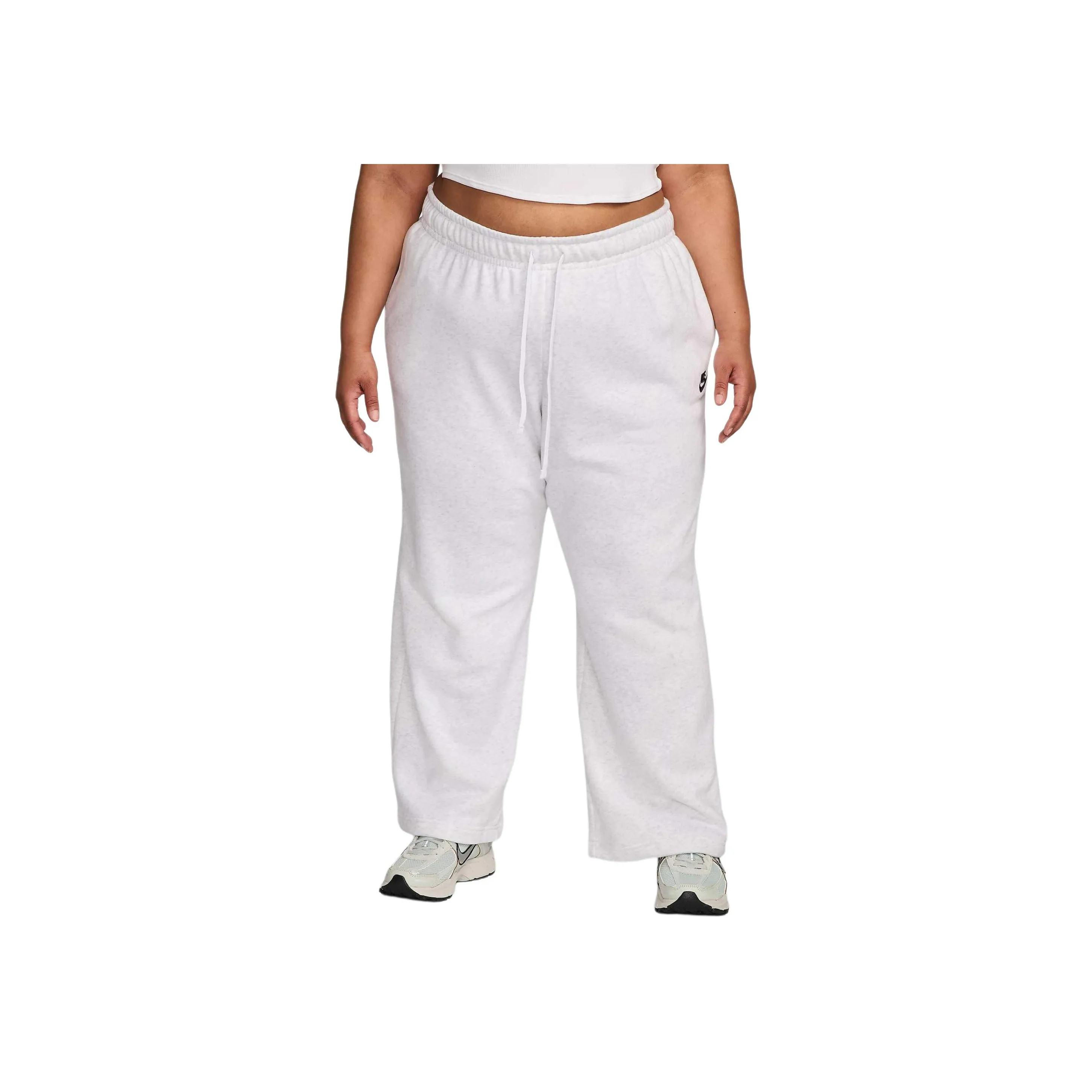 Nike Sportswear Club Fleece Women's Mid-Rise Wide-Leg Sweatpants Plus Size