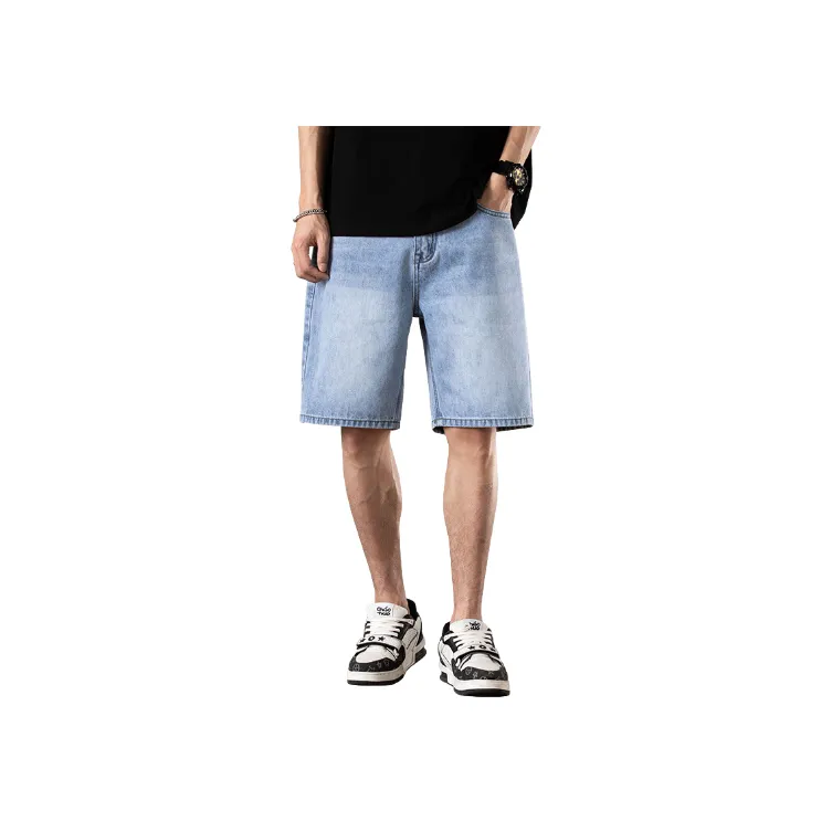 Casual Breathable Denim Shorts