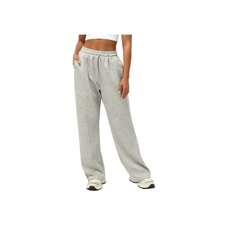 Plain Loose Rayon Air Layer Sports Pants Women