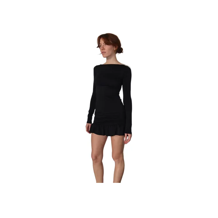 Fashionable Simple Milk Fiber Dress Women