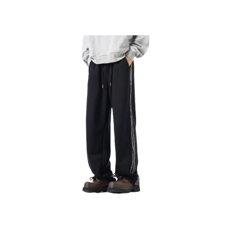 Sporty Loose Cotton Casual Pants