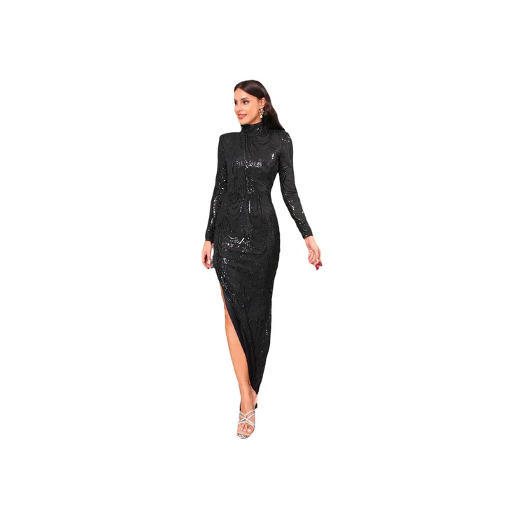 Sexy Elegant Sequins Dress Women