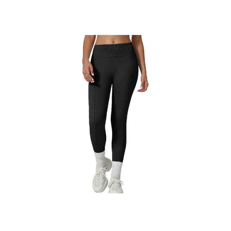 Sports Basics Blended Synthetic Fabrics Leggings Women