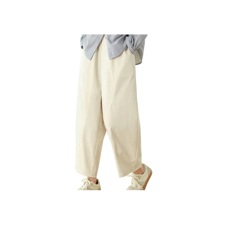 Fashionable Loose Cotton Linen Blend Casual Pants Women