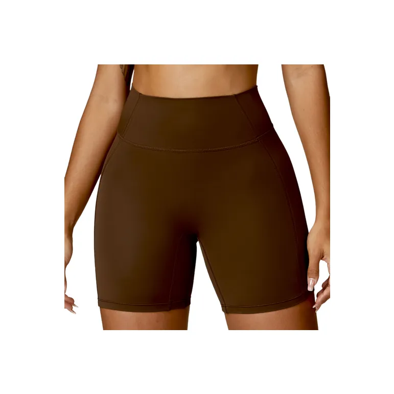 Breathable Plain Nylon Spandex Cloud Like Fabric Sports Shorts Women