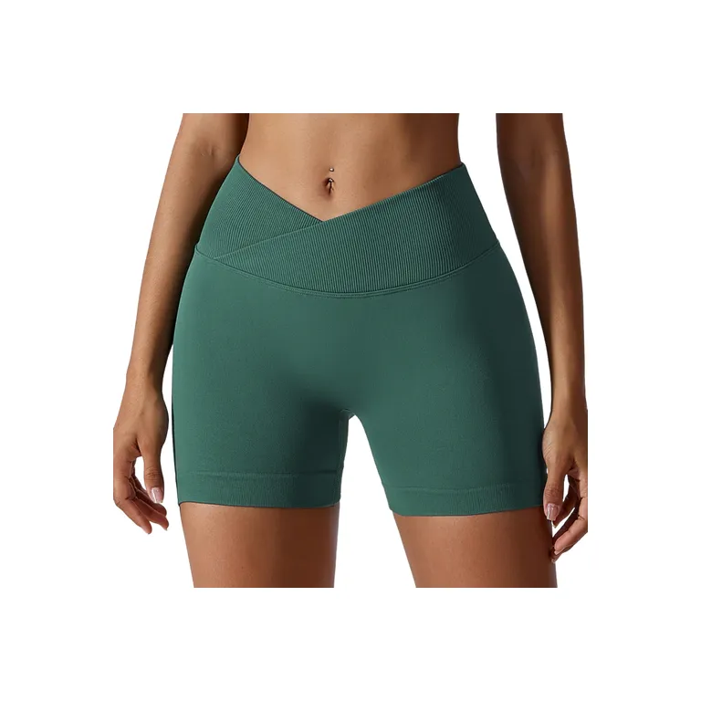 Fashionable Casual Cotton Blended Fabric Sports Shorts Women