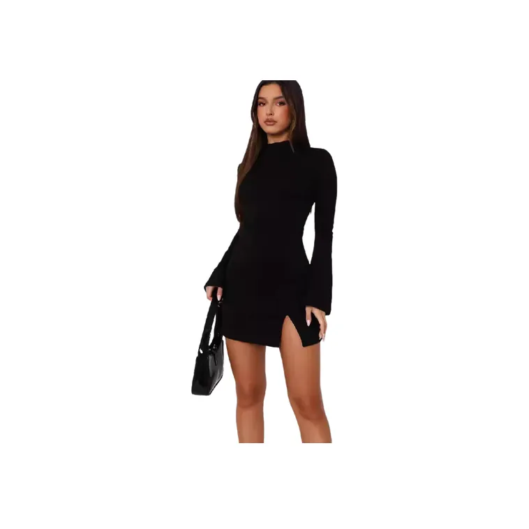 Sexy Fashionable Milk Fiber Dress Women