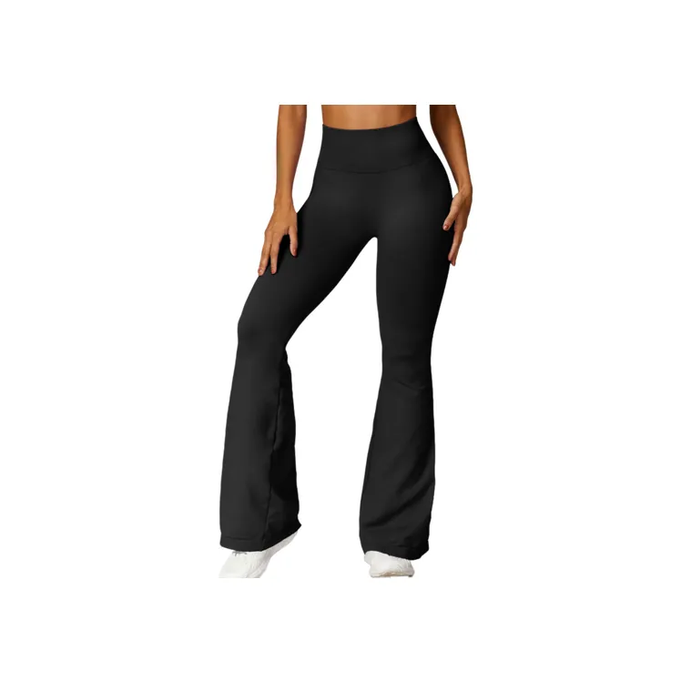 Casual Sporty Seamless Knit Nylon Spandex Fabric Sports Pants Women