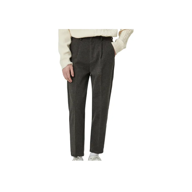 Fashionable Basics Woolen Fabric Casual Pants