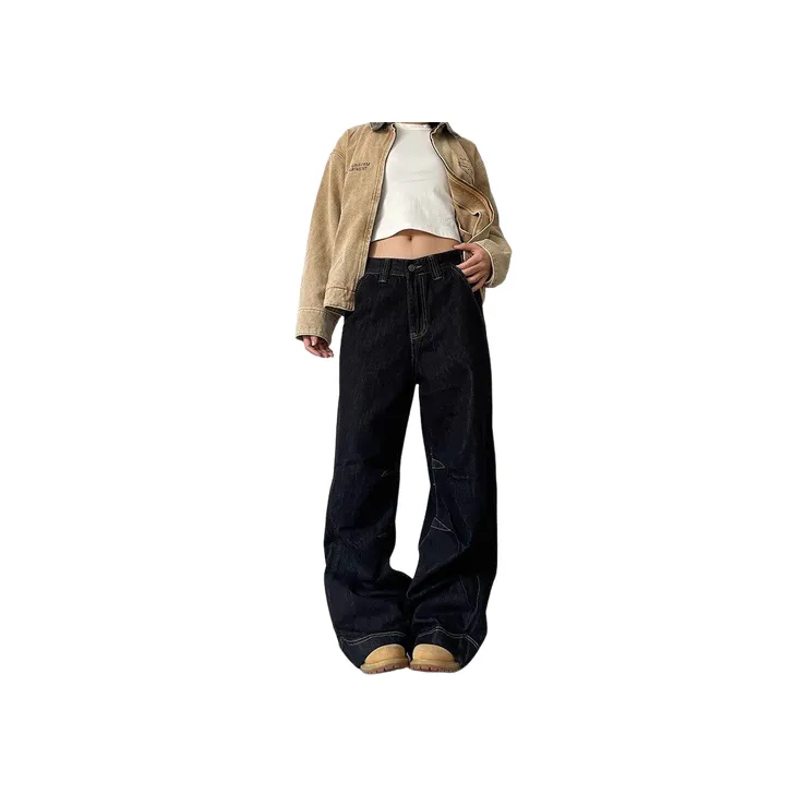 Casual Retro Loose Jeans Women