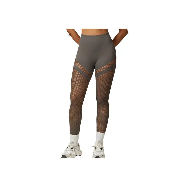 Breathable Sporty Blended Synthetic Fabrics Leggings Women
