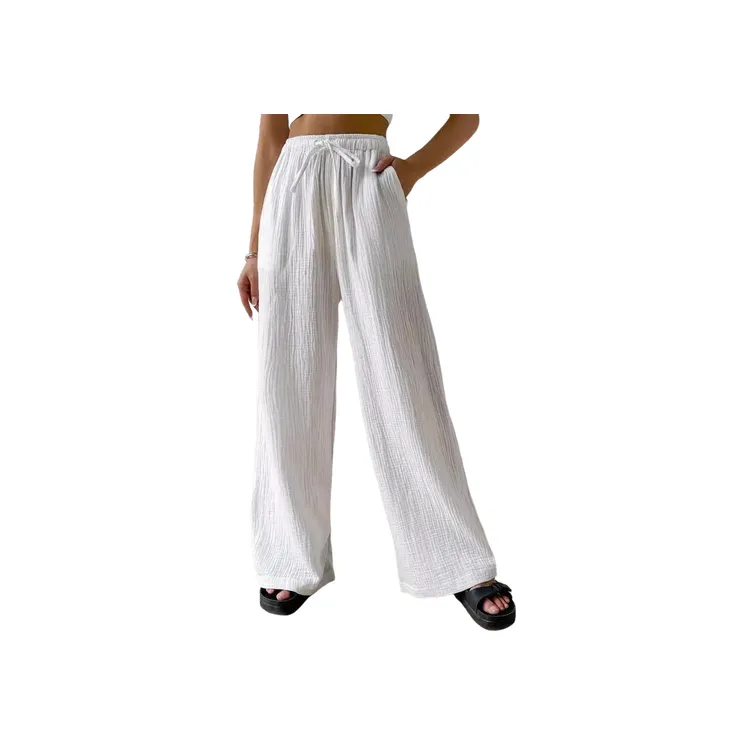 Fashionable Elegant Polyester Casual Pants Women