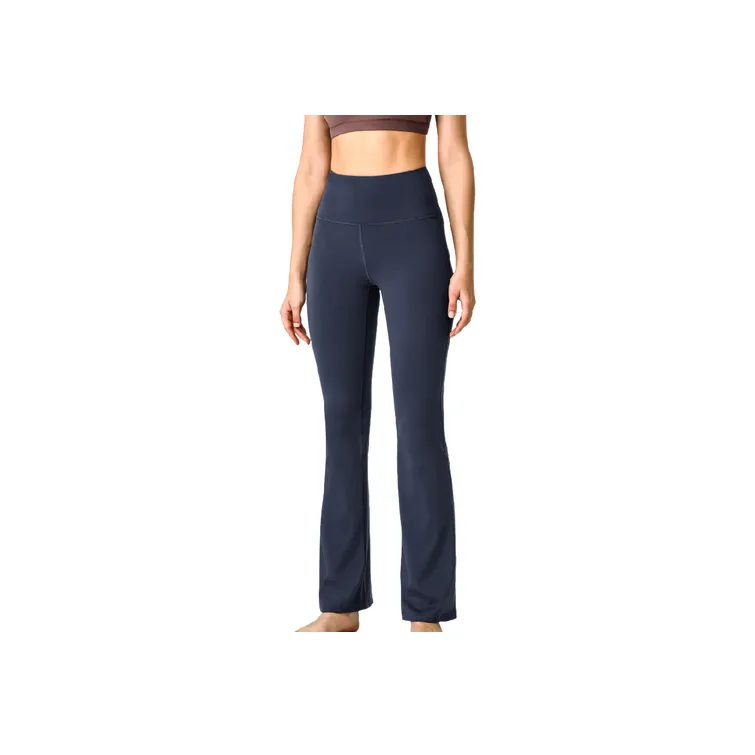 Fashionable Sporty Nylon Spandex Double Sided Brushed Fabric Casual Pants Women