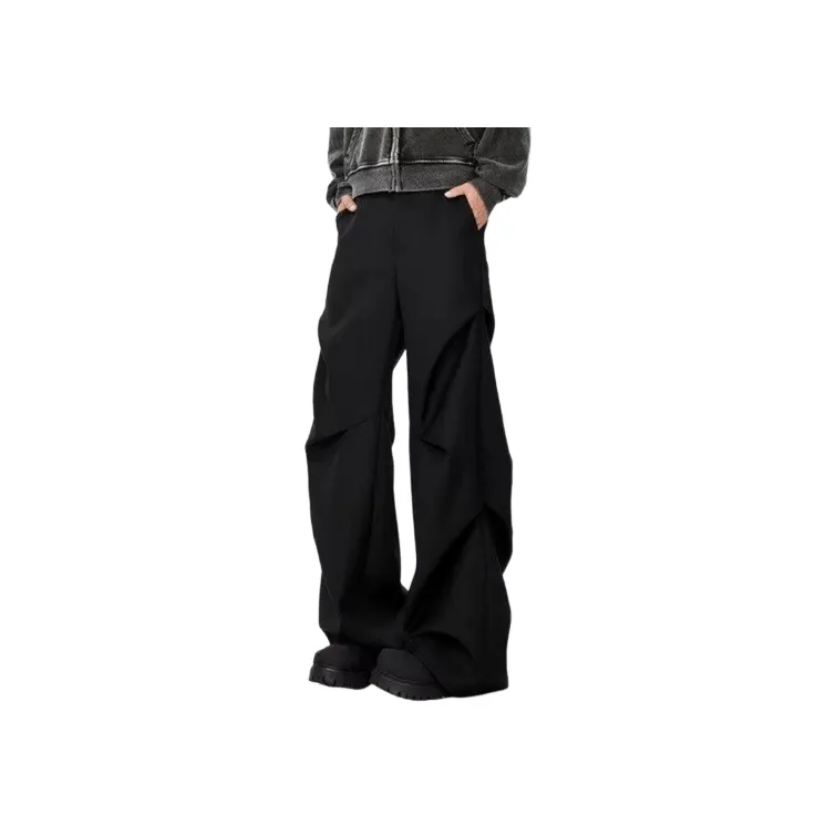 Street Trendy Polyester Cargo Pants