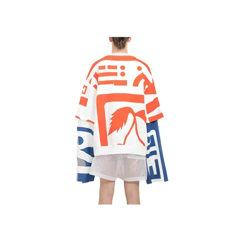 WALTER VAN BEIRENDONCK Синий красный Мужские рубашки