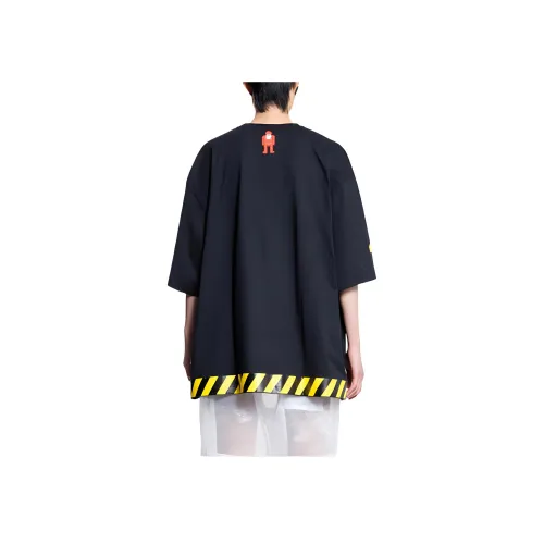 WALTER VAN BEIRENDONCK Черная Мужская Рубашка