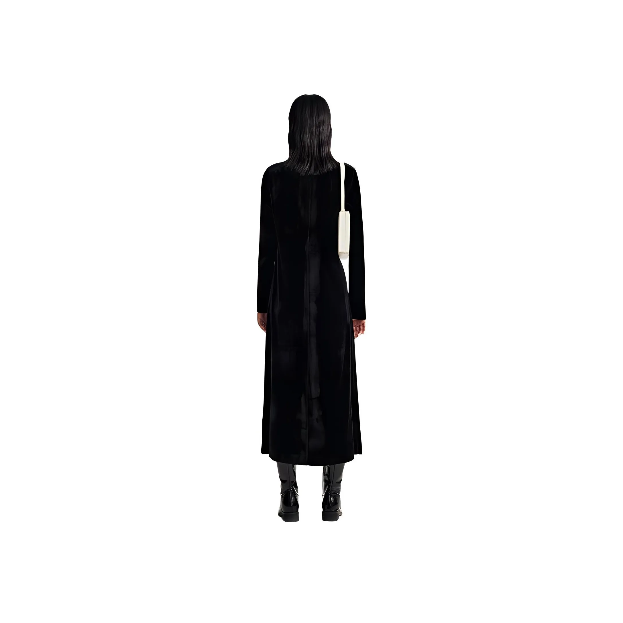 Roselingling Long Sleeved Dresses Women's Elegant Black