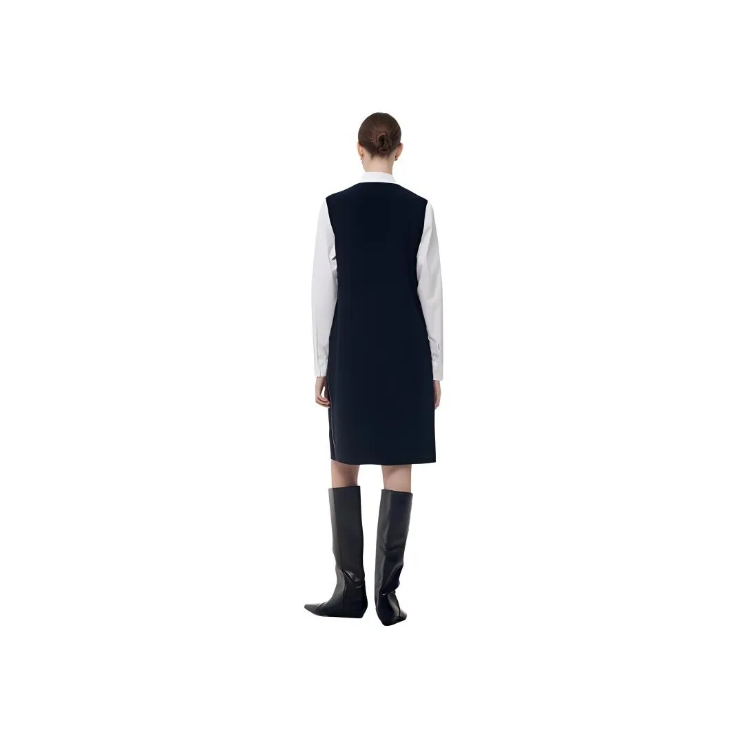 GOELIA Long Sleeved Dress Women's Black