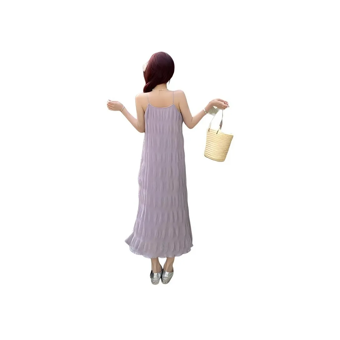 ZCDECO Slip Dress Women's Purple