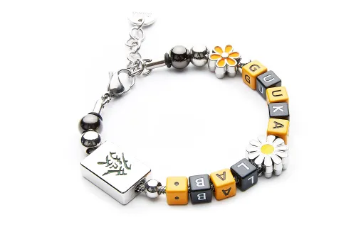 Guuka Aluminum Alloy Bracelets Unisex Silver