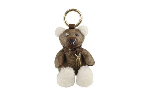 COACH Sheepskin Charms Women's Brown