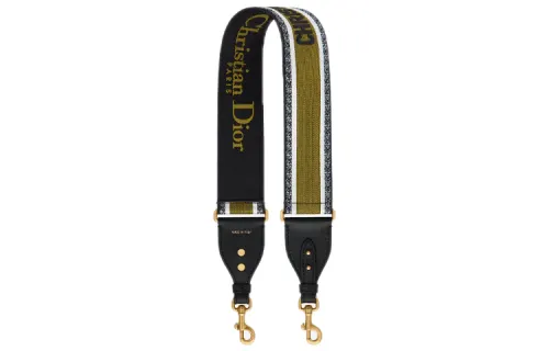 DIOR Cow Leather Saddle Bag Shoulder Strap Unisex