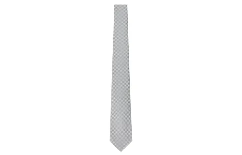 LOUIS VUITTON Silk Tie Men's Silver Gray