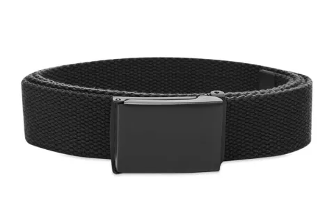 Carhartt WIP Canvas Belts Men's Black Width 3.3cm