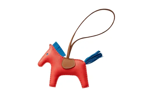 HERMES Rodeo Charms Unisex Orange Brown Multicolor