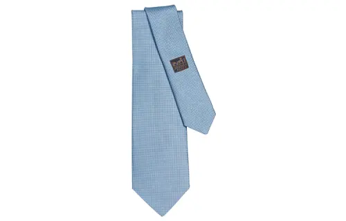 HERMES Honore Ties Men's Light Blue