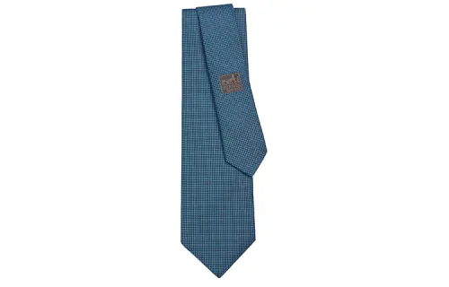 HERMES Honore Ties Men's Ocean Blue