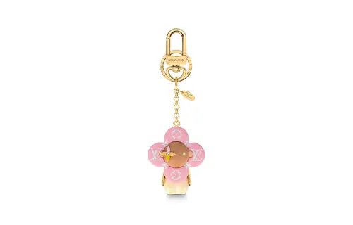 LOUIS VUITTON Vivienne Canvas Charms Unisex Pink