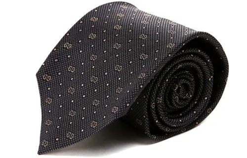 GUCCI Gg Silk Jacquard Tie