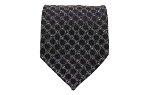 GUCCI Silk Ties Men's White Print