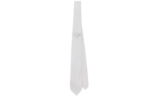 PRADA Nylon Ties Unisex Pure White