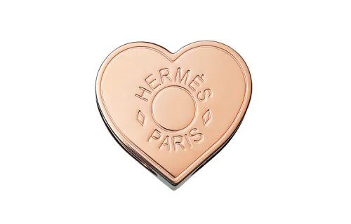 HERMES Rose Gold Plated Brass Accessories Women's